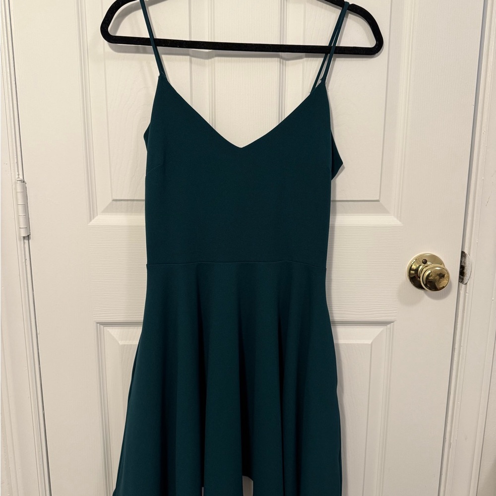 Windsor Mini Dress Emerald